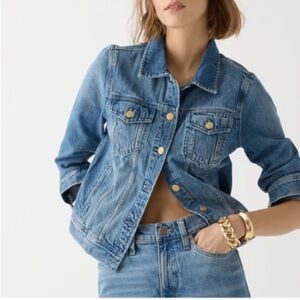 J. Crew Denim Blue Jean Jacket